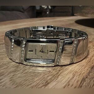 Seiko Solar Women’s Mirror Swavorski Crystal Watch, Model SUP167